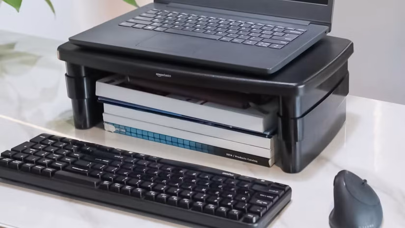 Give Your Neck a Break with This Adjustable Monitor Stand for Just $8